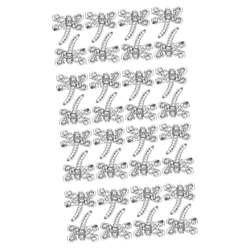 CALLARON 2 Sätze Nagel Charms Drachenfliegen Nagelkunst Dekorationen Für Diy Maniküre Glänzende Rhinestone Nagelverzierung Für Künstliche Nägel Und Handwerksprojekte 20 Stück * 2 von CALLARON