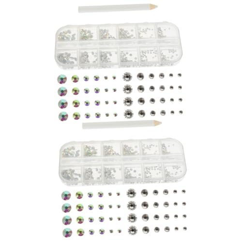 CALLARON 2 Sätze Nagelbohrer Polieren Charms für Nagelzubehör Nageldekoration UV Nail Strass-Kit strasssteine für nägel nail decoration Strasskleber für Nägel Kristalle zum Basteln Glas CALLARON 2 Sätze Nagelbohrer Polieren Charms für Nagelzubehör Nageldekoration UV Nail Strass-Kit strasssteine für nägel nail decoration Strasskleber für Nägel Kristalle zum Basteln Glas von CALLARON