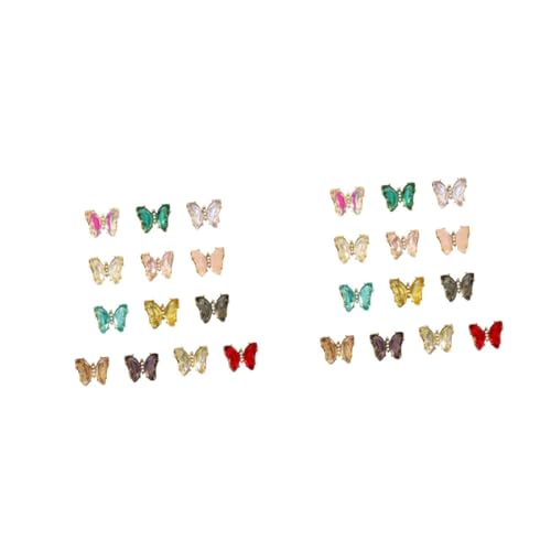 CALLARON 2 Sätze Teiliges Schmetterlings Nagelkunst Dekorationen Handgemachte Maniküre Schmuck Für Nageldesign Für Feste Und Diy Projekte Vielseitig Einsetzbar Für Körper 13 Stück * 2 CALLARON 2 Sätze Teiliges Schmetterlings Nagelkunst Dekorationen Handgemachte Maniküre Schmuck Für Nageldesign Für Feste Und Diy Projekte Vielseitig Einsetzbar Für Körper 13 Stück * 2 von CALLARON