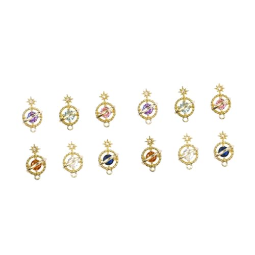 CALLARON 2 Sätze Zirkon Planet Schmuck Nail Planet Charms Nagelkunst-edelsteine Nageldekoration Maniküre- Strass Für Strasssteine Schicke Nageldekore Gefälscht Legierung 6 Stücke * 2 CALLARON 2 Sätze Zirkon Planet Schmuck Nail Planet Charms Nagelkunst-edelsteine Nageldekoration Maniküre- Strass Für Strasssteine Schicke Nageldekore Gefälscht Legierung 6 Stücke * 2 von CALLARON