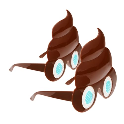 CALLARON 2 Stück Kreative Poop Brillen Lustige Party Sonnenbrillen für Erwachsene Einzigartige Accessoires für Halloween Feiern und Festlichkeiten Erinnerungsstücke für Besondere Anlässe CALLARON 2 Stück Kreative Poop Brillen Lustige Party Sonnenbrillen für Erwachsene Einzigartige Accessoires für Halloween Feiern und Festlichkeiten Erinnerungsstücke für Besondere Anlässe von CALLARON