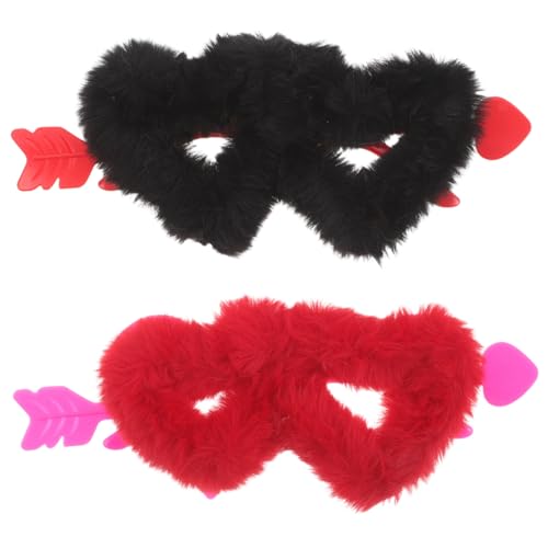 CALLARON 2 Stück Party Sonnenbrillen Herzförmig mit Flauschigem Rahmen Lustige Kostümbrille für Junggesellinnenabschied Halloween Cosplay und Fotorequisiten Leicht und Strapazierfähig für CALLARON 2 Stück Party Sonnenbrillen Herzförmig mit Flauschigem Rahmen Lustige Kostümbrille für Junggesellinnenabschied Halloween Cosplay und Fotorequisiten Leicht und Strapazierfähig für von CALLARON