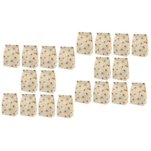 CALLARON 20 Stück Teiliges Bienenmotiv Papiertüten Umweltfreundliche Lebensmittelechte Geschenkverpackung Bunte Süßigkeiten und Party Taschen für Geburtstage Hochzeiten Babypartys CALLARON 20 Stück Teiliges Bienenmotiv Papiertüten Umweltfreundliche Lebensmittelechte Geschenkverpackung Bunte Süßigkeiten und Party Taschen für Geburtstage Hochzeiten Babypartys von CALLARON