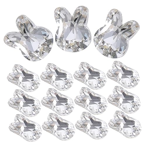 CALLARON 20 Stück Teiliges Dekorationsset mit Niedlichen Hasen Strasssteinen Selbstklebend für Nagelkunst für Diy Maniküre CALLARON 20 Stück Teiliges Dekorationsset mit Niedlichen Hasen Strasssteinen Selbstklebend für Nagelkunst für Diy Maniküre von CALLARON
