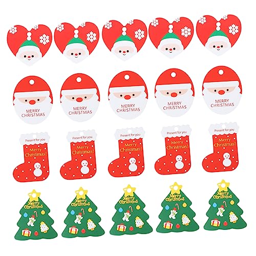 CALLARON 200Stücke Weihnachtsgeschenkanhänger Kraftpapieretiketten Mit Hängenden Löchern Exquisite Weihnachtsdekoration Für Bäume Und Wände Wiederverwendbar Langlebig CALLARON 200Stücke Weihnachtsgeschenkanhänger Kraftpapieretiketten Mit Hängenden Löchern Exquisite Weihnachtsdekoration Für Bäume Und Wände Wiederverwendbar Langlebig von CALLARON