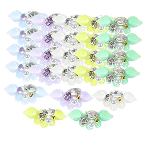 CALLARON 25 Stück Charms mit Perlblumen Nail Art Dekorationen für Nagelgestaltung und Besondere Anlässe Effektive für Atemberaubende Nägel CALLARON 25 Stück Charms mit Perlblumen Nail Art Dekorationen für Nagelgestaltung und Besondere Anlässe Effektive für Atemberaubende Nägel von CALLARON
