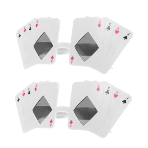 CALLARON 2Stücke Poker Themen Brille für Männer Frauen Neuheit Kostüm Brillen für Halloween Karneval Geburtstagsfeiern Lustige Party Requisite Fotobereit Einzigartiges CALLARON 2Stücke Poker Themen Brille für Männer Frauen Neuheit Kostüm Brillen für Halloween Karneval Geburtstagsfeiern Lustige Party Requisite Fotobereit Einzigartiges von CALLARON