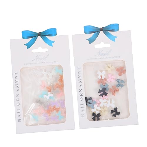 CALLARON 2Taschen Nagelkunst Bowknots DIY Maniküre Charms Für Nagelsalon Gefälschte Nagelverzierungen Aus Harz Für Nageldesigns Und Nail Art Dekoration CALLARON 2Taschen Nagelkunst Bowknots DIY Maniküre Charms Für Nagelsalon Gefälschte Nagelverzierungen Aus Harz Für Nageldesigns Und Nail Art Dekoration von CALLARON