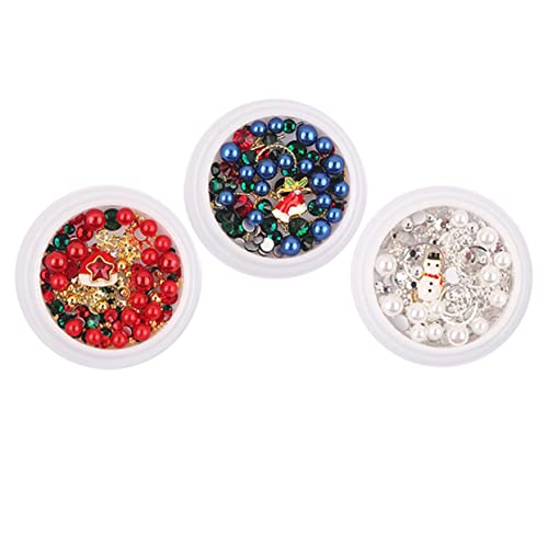 CALLARON 3 Boxen Weihnachts Maniküre Dekoration Metall Nagelkunst Zubehör Glitzer Patch für DIY Fingernägel und Fußnägel Nail Art Charms Festliche Nagelverzierung CALLARON 3 Boxen Weihnachts Maniküre Dekoration Metall Nagelkunst Zubehör Glitzer Patch für DIY Fingernägel und Fußnägel Nail Art Charms Festliche Nagelverzierung von CALLARON