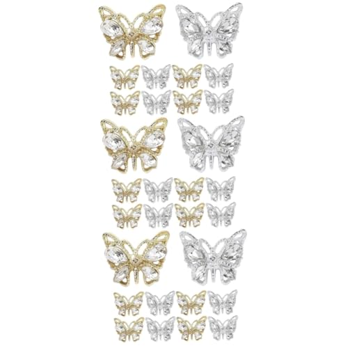 CALLARON 3 Sätze Bohrer Für Nagelschmuck Trendy Nagelkunst Schmetterling Nagelanhänger Süß Schmetterling Nagelcharme Schmetterlingsanhänger Nageln Reiz Nagel Charms Legierung 10 Stück * 3 CALLARON 3 Sätze Bohrer Für Nagelschmuck Trendy Nagelkunst Schmetterling Nagelanhänger Süß Schmetterling Nagelcharme Schmetterlingsanhänger Nageln Reiz Nagel Charms Legierung 10 Stück * 3 von CALLARON