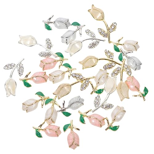 CALLARON 3 Sätze Metallblumen Nagelkunst Dekorationen Diy Nail Art Charms Für Nagelgestaltungen Und Bastelprojekte Nagelstudios Und Heimwerker 24 Stück * 3 CALLARON 3 Sätze Metallblumen Nagelkunst Dekorationen Diy Nail Art Charms Für Nagelgestaltungen Und Bastelprojekte Nagelstudios Und Heimwerker 24 Stück * 3 von CALLARON