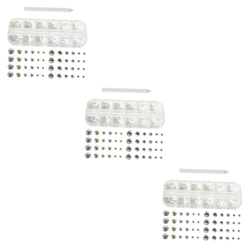 CALLARON 3 Sätze Nagelbohrer Nägel Kunst UV Nailart-Strasssteine Polieren nail decoration nail art set kalanchoe manikür set Flatback -Strasssteine Make-up-Strasssteine für die Augen Glas CALLARON 3 Sätze Nagelbohrer Nägel Kunst UV Nailart-Strasssteine Polieren nail decoration nail art set kalanchoe manikür set Flatback -Strasssteine Make-up-Strasssteine für die Augen Glas von CALLARON