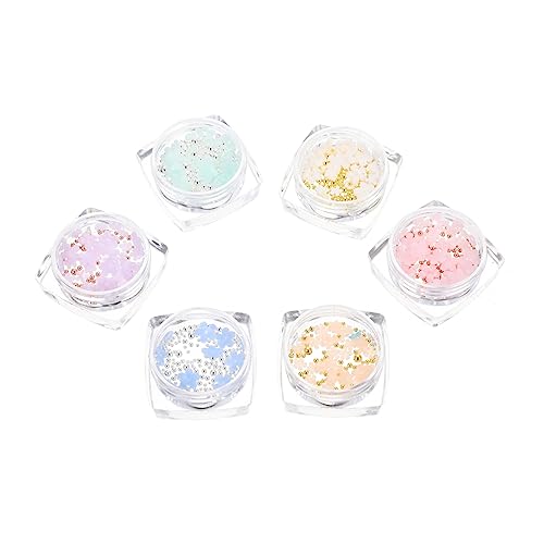 CALLARON 3 Sätze Nail Charms Für Nagelkunst Farbwechselnde Resin Dekorationen Für Glamouröse Nail Art Für Diy Projekte Und Einzigartige Designs 6boxen*3 CALLARON 3 Sätze Nail Charms Für Nagelkunst Farbwechselnde Resin Dekorationen Für Glamouröse Nail Art Für Diy Projekte Und Einzigartige Designs 6boxen*3 von CALLARON