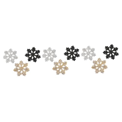 CALLARON 3 Sätze Schneeflocken Patches Diy Textilaufnäher Mit Heißem Kleber Kreative Und Langlebige Aufbügler Für Kleidung Taschen Und Accessoires Schwarz Gold Und Silber 3 Stück * 3 CALLARON 3 Sätze Schneeflocken Patches Diy Textilaufnäher Mit Heißem Kleber Kreative Und Langlebige Aufbügler Für Kleidung Taschen Und Accessoires Schwarz Gold Und Silber 3 Stück * 3 von CALLARON