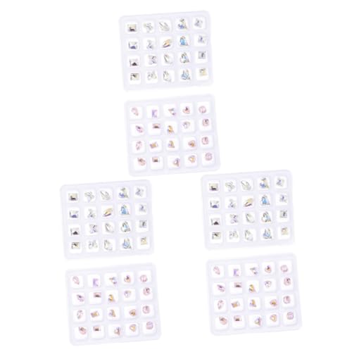 CALLARON 3 Sätze Spezielles Diamant -set Flache Rückensteine Strasssteine für Nägel Maniküre Bausatz Nagel Charms Reiz Kunst Nagelschmuck Charms Nail Strass-kit Plastik Bunt 40 Stück * 3 CALLARON 3 Sätze Spezielles Diamant -set Flache Rückensteine Strasssteine für Nägel Maniküre Bausatz Nagel Charms Reiz Kunst Nagelschmuck Charms Nail Strass-kit Plastik Bunt 40 Stück * 3 von CALLARON