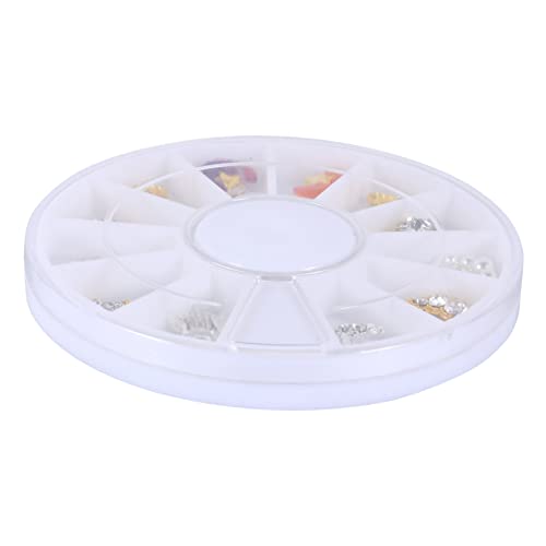CALLARON 3 Sätze Teiliges Nagelkunst Dekorationsset Mit Rhinestones Und Aufbewahrungsbox Für Diy Nageldesign Weihnachten Party Und Mehr Verwendbar Für Nägel Taschen Handys Und 12 Stücke * 3 von CALLARON