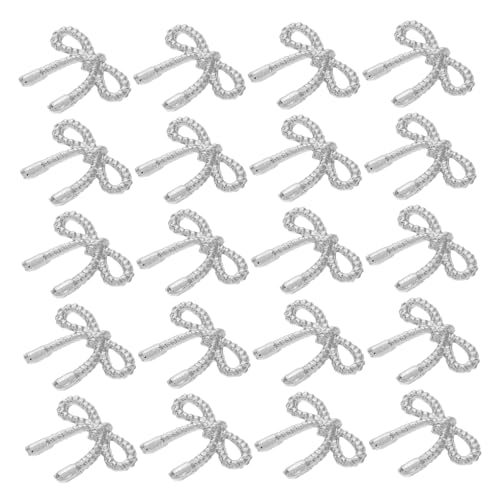 CALLARON 30 Stück Silberner Maniküreschmuck Bogen Nagel Charms Nagel-bogen-anhänger Schmetterling Nagel Strass Schmetterlings-nagelanhänger Klein Schleifenzauber Metall Silver CALLARON 30 Stück Silberner Maniküreschmuck Bogen Nagel Charms Nagel-bogen-anhänger Schmetterling Nagel Strass Schmetterlings-nagelanhänger Klein Schleifenzauber Metall Silver von CALLARON
