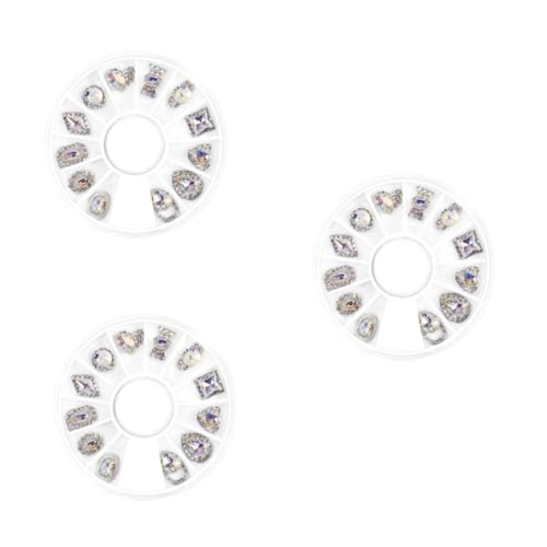 CALLARON 3Er-Packungen Alloy Nagelpatches für Nail Art Dekoration Designs Maniküre Zubehör Einfach Anzuwenden für Natürliche und Künstliche Nägel Vielseitig Einsetzbar für DIY für Ihre CALLARON 3Er-Packungen Alloy Nagelpatches für Nail Art Dekoration Designs Maniküre Zubehör Einfach Anzuwenden für Natürliche und Künstliche Nägel Vielseitig Einsetzbar für DIY für Ihre von CALLARON