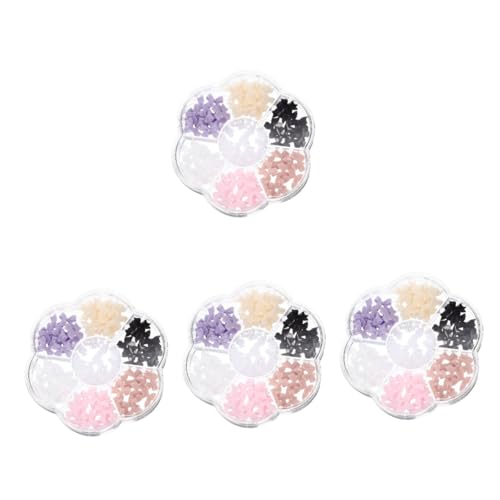 CALLARON 4 Boxen Nail Charms mit Perlen und Schleifen Nageldekorationen für Nail Art Zubehör für Maniküre und Diy Nageldesigns mit Farbigen Perlen und Schleifen CALLARON 4 Boxen Nail Charms mit Perlen und Schleifen Nageldekorationen für Nail Art Zubehör für Maniküre und Diy Nageldesigns mit Farbigen Perlen und Schleifen von CALLARON