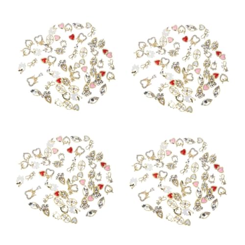 CALLARON 4 Sätze Charms Dekorationen Maniküre Zubehör Für Diy Nageldesigns Vielseitig Einsetzbar Für Handyhüllen Und Haarschmuck 60 Stück * 4 CALLARON 4 Sätze Charms Dekorationen Maniküre Zubehör Für Diy Nageldesigns Vielseitig Einsetzbar Für Handyhüllen Und Haarschmuck 60 Stück * 4 von CALLARON