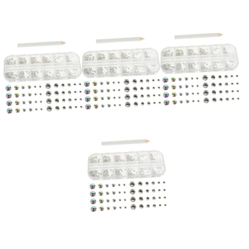 CALLARON 4 Sätze Nagelbohrer strasssteine für nägel nail decoration Nagelkunst Stifte Nageldekoration Flache Strasssteine zum Basteln UV Edelsteine zum Basteln Gesicht Strasssteine Glas CALLARON 4 Sätze Nagelbohrer strasssteine für nägel nail decoration Nagelkunst Stifte Nageldekoration Flache Strasssteine zum Basteln UV Edelsteine zum Basteln Gesicht Strasssteine Glas von CALLARON