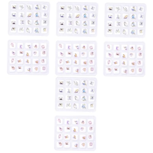 CALLARON 4 Sätze Spezielles Diamant -set Maniküre- Hotfix Zubehör Für Maniküre Nagelkunst Nagel-kit Reiz Spitze Strass Für Nageldesign Diy-maniküre-ornament Plastik Bunt 40 Stück * 4 CALLARON 4 Sätze Spezielles Diamant -set Maniküre- Hotfix Zubehör Für Maniküre Nagelkunst Nagel-kit Reiz Spitze Strass Für Nageldesign Diy-maniküre-ornament Plastik Bunt 40 Stück * 4 von CALLARON