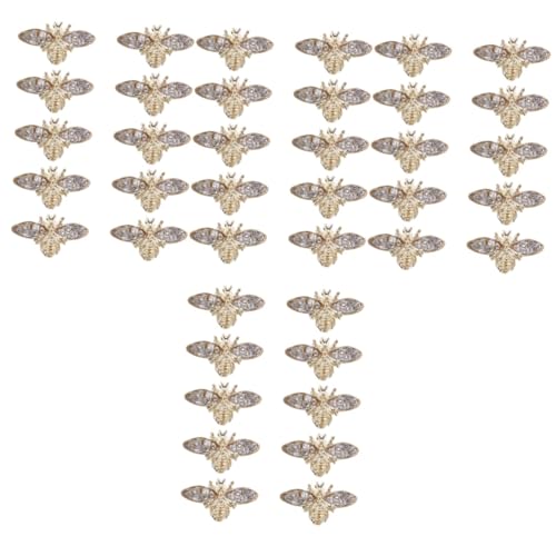 CALLARON 4 Sätze Teiliges Bienen Nagelschmuck Aus Legierung Retro Nagelcharms Für Maniküre Dekoration Für Diy Nageldesign Und Geschenkideen 10 Stück * 4 CALLARON 4 Sätze Teiliges Bienen Nagelschmuck Aus Legierung Retro Nagelcharms Für Maniküre Dekoration Für Diy Nageldesign Und Geschenkideen 10 Stück * 4 von CALLARON