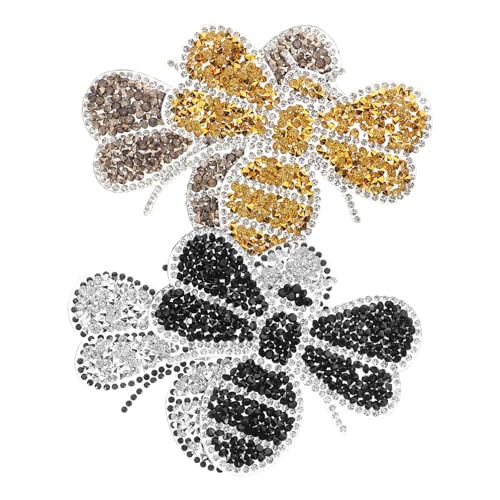 CALLARON 4 Stück Bienen Strass Bügelbilder und Langlebige Patches für Kleidung Schuhe und Taschen Einfache Anwendung für Diy Projekte CALLARON 4 Stück Bienen Strass Bügelbilder und Langlebige Patches für Kleidung Schuhe und Taschen Einfache Anwendung für Diy Projekte von CALLARON