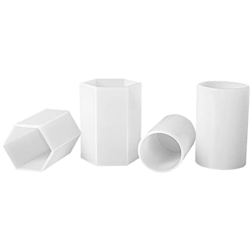 CALLARON 4 Stück Silikon Kerzenformen Flexible Diy Gießformen für Aromatische Große Kleine Sechseckige und Zylindrische Formen für Handgefertigte CALLARON 4 Stück Silikon Kerzenformen Flexible Diy Gießformen für Aromatische Große Kleine Sechseckige und Zylindrische Formen für Handgefertigte von CALLARON