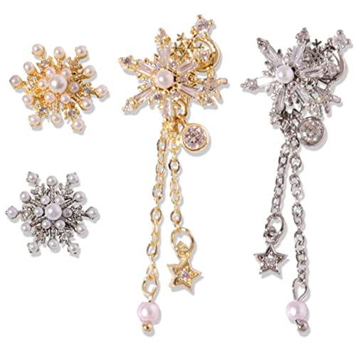 CALLARON 4Stücke Nagelcharms Für DIY Nageldesign Exquisite Maniküre Dekoration Glitzer Charms Für Festliche Anlässe Und Professionelle Anwendung CALLARON 4Stücke Nagelcharms Für DIY Nageldesign Exquisite Maniküre Dekoration Glitzer Charms Für Festliche Anlässe Und Professionelle Anwendung von CALLARON