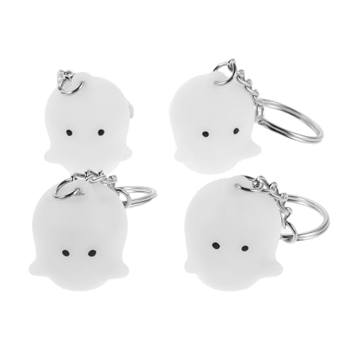 CALLARON 4stücke Leuchtender Schlüsselanhänger Im Dunkeln Geisteranhänger Aus Hochwertigem Material Süße Schlüsselanhänger Für Rucksack Und Schlüssel Kawaii Halloween-accessoires CALLARON 4stücke Leuchtender Schlüsselanhänger Im Dunkeln Geisteranhänger Aus Hochwertigem Material Süße Schlüsselanhänger Für Rucksack Und Schlüssel Kawaii Halloween-accessoires von CALLARON