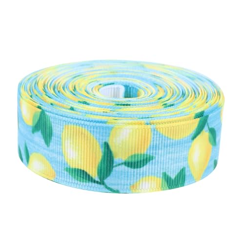 CALLARON 5 Rollen Zitronenband Wickelband Hochzeit Bänder zum Verpacken Band umwickeln seidenband ribbon bastelmaterial geschenkband dekobänder Verpackungsband Blumenwickband Polyester CALLARON 5 Rollen Zitronenband Wickelband Hochzeit Bänder zum Verpacken Band umwickeln seidenband ribbon bastelmaterial geschenkband dekobänder Verpackungsband Blumenwickband Polyester von CALLARON