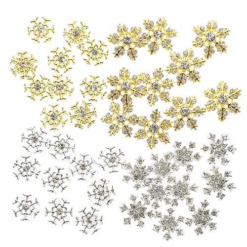 CALLARON 5 Sätze Schneeflocken-ornamente Nageln Urlaub Nagel Charms Hochzeit Künstlicher Schnee Winterdeko Schneeflocken-nagelanhänger Danksagung Party Mini Legierung 40 Stück * 5 CALLARON 5 Sätze Schneeflocken-ornamente Nageln Urlaub Nagel Charms Hochzeit Künstlicher Schnee Winterdeko Schneeflocken-nagelanhänger Danksagung Party Mini Legierung 40 Stück * 5 von CALLARON