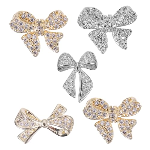 CALLARON 5 Stück Nagelstuds mit Strass und Pailletten für Kreative Nageldesigns für und Mädchen für Maniküre Dekorationen CALLARON 5 Stück Nagelstuds mit Strass und Pailletten für Kreative Nageldesigns für und Mädchen für Maniküre Dekorationen von CALLARON