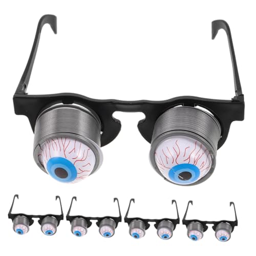 CALLARON 5 Stück Teiliges Lustige Halloween brille mit Federnden Augen Interaktive Partybrille für Erwachsene Leichtes Bequemes Kostümzubehör für Fest Spaß und Festival CALLARON 5 Stück Teiliges Lustige Halloween brille mit Federnden Augen Interaktive Partybrille für Erwachsene Leichtes Bequemes Kostümzubehör für Fest Spaß und Festival von CALLARON