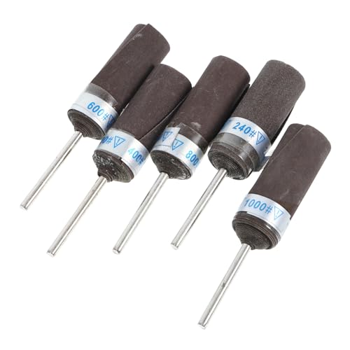 CALLARON 5 Stück Teiliges Schleiftrommel Schaft Schleifpapier sleeves Körnung Robustes Schleifwerkzeug für Vielseitiges Materialbearbeiten und Oberflächenveredelung CALLARON 5 Stück Teiliges Schleiftrommel Schaft Schleifpapier sleeves Körnung Robustes Schleifwerkzeug für Vielseitiges Materialbearbeiten und Oberflächenveredelung von CALLARON