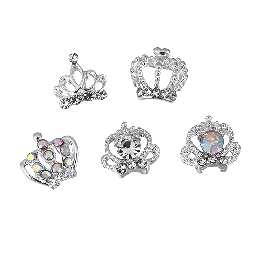 CALLARON 50 Stück Bohrer Für Nagelsticker Krone Nagel Charms Reiz Hochzeit Nieten Anhänger Für Nägel Gold Nagelkunst-anhänger Nagel Charme Nagelbolzen Legierung CALLARON 50 Stück Bohrer Für Nagelsticker Krone Nagel Charms Reiz Hochzeit Nieten Anhänger Für Nägel Gold Nagelkunst-anhänger Nagel Charme Nagelbolzen Legierung von CALLARON
