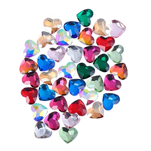 CALLARON 50Stücke Herzform Nail Art Aufkleber Maniküre Charms Für Nageldesigns Gemischte Farben Für DIY Bastelprojekte Und Besondere Anlässe CALLARON 50Stücke Herzform Nail Art Aufkleber Maniküre Charms Für Nageldesigns Gemischte Farben Für DIY Bastelprojekte Und Besondere Anlässe von CALLARON