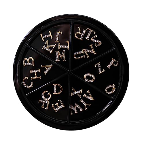 CALLARON 52Stücke Nagelkunst Charms Mit Glänzende Maniküre Dekorationen Im DIY Buchstabenperlen Und Designs Für Einzigartige Nagelkunst Zu Hause CALLARON 52Stücke Nagelkunst Charms Mit Glänzende Maniküre Dekorationen Im DIY Buchstabenperlen Und Designs Für Einzigartige Nagelkunst Zu Hause von CALLARON
