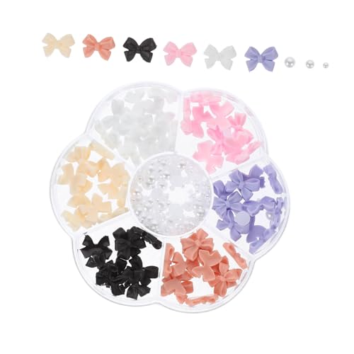 CALLARON 7Gitter Nagelanhänger Mit Fächern Perlenschmuck Und Farbige Schleifen Für Maniküre Dekorationen Für Nail Art Und Nagelgestaltung CALLARON 7Gitter Nagelanhänger Mit Fächern Perlenschmuck Und Farbige Schleifen Für Maniküre Dekorationen Für Nail Art Und Nagelgestaltung von CALLARON