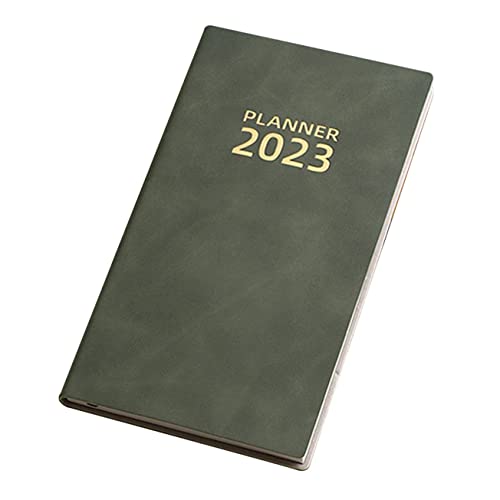 CALLARON Agenda-buch Kalenderplaner Hochzeit Notizbuch Notizblock Gebundene Ausgabe Monatsplaner Arbeitsheft Täglich Tagesplaner Planer Undatiert Notizbücher Für Die Arbeit Papier Grün von CALLARON