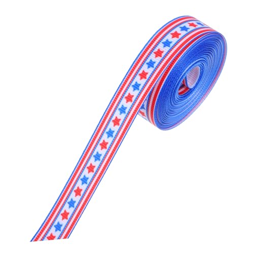 CALLARON American Star Ribbon Patriotisches Band 4. Dekorationen Geschenkband Gedenktag Band Usa-flaggenband Dekorationen Zum Unabhängigkeitstag Wickelband Weihnachtsband Polyester CALLARON American Star Ribbon Patriotisches Band 4. Dekorationen Geschenkband Gedenktag Band Usa-flaggenband Dekorationen Zum Unabhängigkeitstag Wickelband Weihnachtsband Polyester von CALLARON