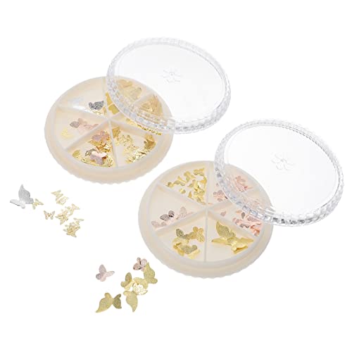 CALLARON Boxen Schmetterlinge Charms Nagelschmuck für Maniküre DIY Nail Art Dekoration Langlebig und Kreativ für Persönliche und Professionelle Nutzung CALLARON Boxen Schmetterlinge Charms Nagelschmuck für Maniküre DIY Nail Art Dekoration Langlebig und Kreativ für Persönliche und Professionelle Nutzung von CALLARON