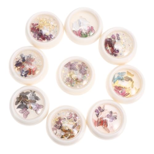 CALLARON Boxen Schmetterlinge Nieten Nagelzubehör Für DIY Maniküre Schmuck Hochwertige Dekoration Für Nägel Taschen Handys Und Mehr Für Feste Und Besondere Anlässe CALLARON Boxen Schmetterlinge Nieten Nagelzubehör Für DIY Maniküre Schmuck Hochwertige Dekoration Für Nägel Taschen Handys Und Mehr Für Feste Und Besondere Anlässe von CALLARON
