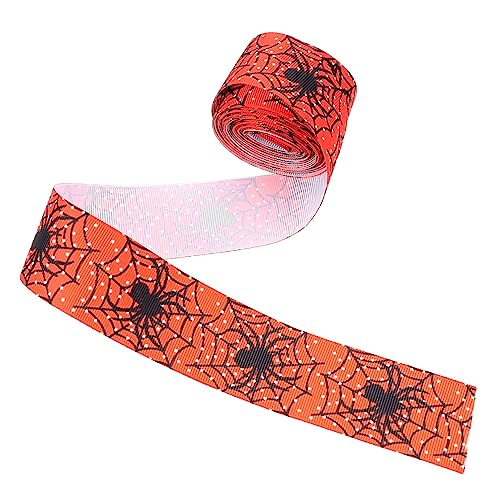 CALLARON Dekoratives Halloween Geschenkband Satinband für Geschenkverpackung DIY Partys und Dekorationen mit Festlichem Muster für Kreative Gestaltung CALLARON Dekoratives Halloween Geschenkband Satinband für Geschenkverpackung DIY Partys und Dekorationen mit Festlichem Muster für Kreative Gestaltung von CALLARON