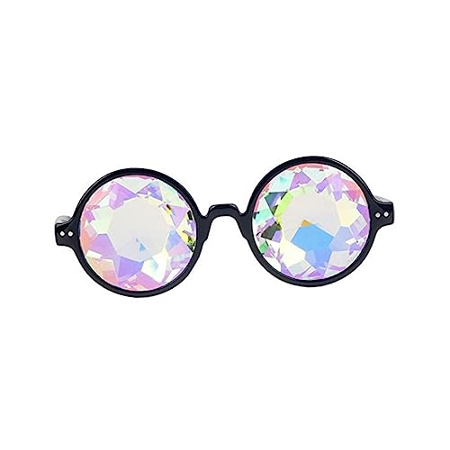 CALLARON fraktale Brille Kaliedoskope Pflegebrille Kaleidoskopbrille edm brille brille begeisterte Brille schnapsgläser Sonnenbrille Kaleidoskop-Brille Beugungsgläser elektronisch Kostüme von CALLARON