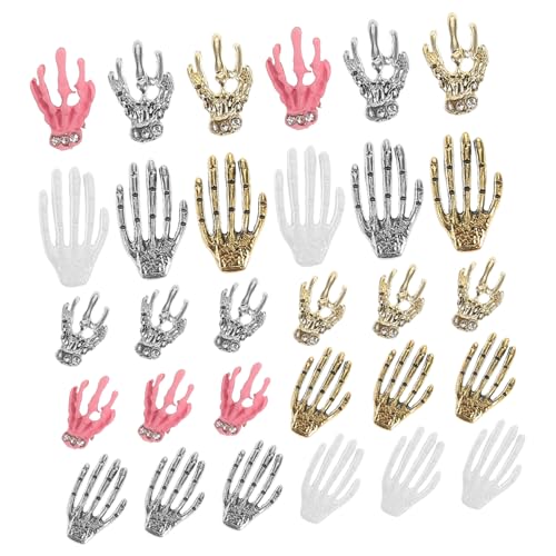 CALLARON Halloween Nail Charms mit Schädel Geist und Metall Nagelschmuck für DIY Nailart und Vielseitige Accessoire Dekoration zu Halloween CALLARON Halloween Nail Charms mit Schädel Geist und Metall Nagelschmuck für DIY Nailart und Vielseitige Accessoire Dekoration zu Halloween von CALLARON