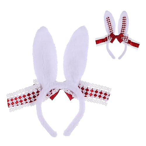 CALLARON Hasenohr Stirnband Hasenohren Stirnband Haarreifen für Tierohren Hasenohren Stirnbänder Schleife Kopfschmuck Tierohr-Stirnbänder Plüsch Haarband Plüschstoffe rot CALLARON Hasenohr Stirnband Hasenohren Stirnband Haarreifen für Tierohren Hasenohren Stirnbänder Schleife Kopfschmuck Tierohr-Stirnbänder Plüsch Haarband Plüschstoffe rot von CALLARON