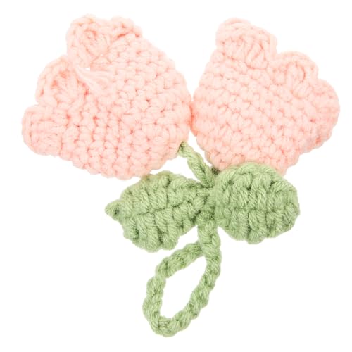 CALLARON Kleines Häkelblumen Pendant Handgemachte Bunte Schlüsselanhänger Deko für Taschen Schlüssel und Handys Süßes Strapazierfähiges Blumenschmuckstück für und Dekoration von CALLARON
