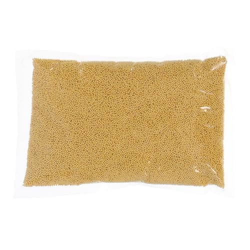 CALLARON Metallperlen für Nageldesign Goldene Mini Stahlkugeln Runde Nagelstuds für DIY Nail Art Maniküre Dekoration und Kreative Nagelverzierung von CALLARON